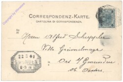 Bolzano (Bozen), Partie von der Erzherzog Heinrich-Promenade, Curort Gries