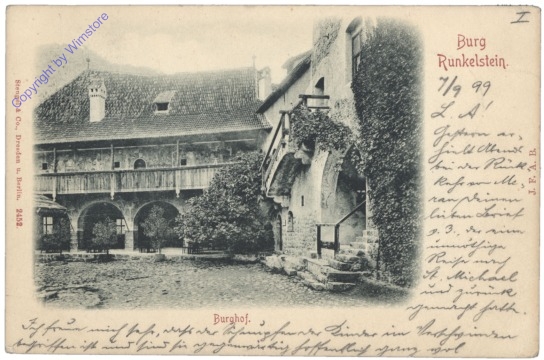ak153353 Bolzano (Bozen), Burg Runkelstein, Burghof