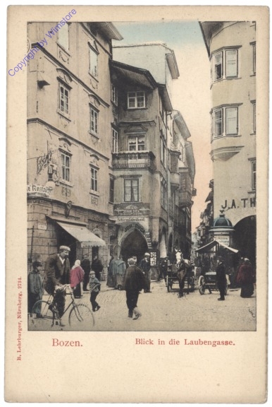 ak153365 Bolzano (Bozen), Blick in die Laubengasse