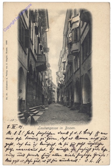 ak153366 Bolzano (Bozen), Laubengasse