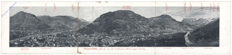 ak153376 Bolzano (Bozen), Gries, Panorama