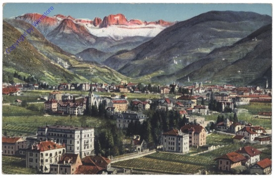 ak153384 Bolzano (Bozen), Gries mit dem Rosengarten