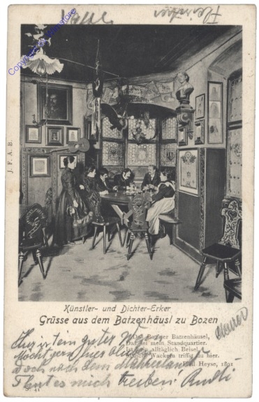 ak153387 Bolzano (Bozen), Batzenhäusl, Künstler- und Dichter-Erker