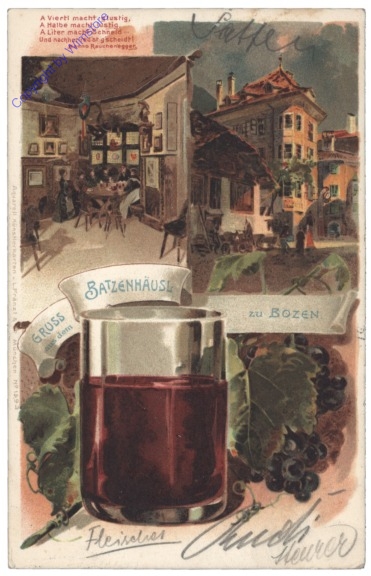 ak153390 Bolzano (Bozen), Gruss aus dem Batzenhäusl