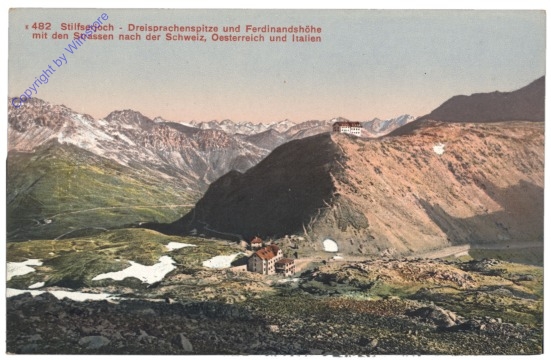 ak153403 Bormio, Stilfserjoch, Dreisprachenspitze und Ferdinandshöhe