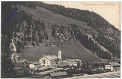 Bennero (Brenner), Station Brenner und Hotel Post