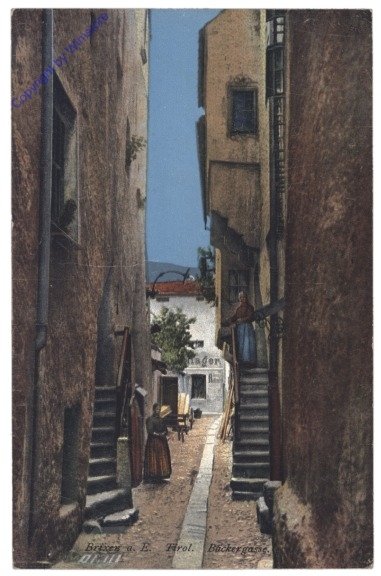 ak153425 Bressanone (Brixen), Bäckergasse