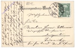 Brunico (Bruneck), Partie mit Stadtthor und Ursulinen-Kloster