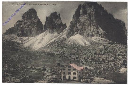 Cortina d'Ampezzo (Haydn), Sellajochhaus mit Langkofelgruppe