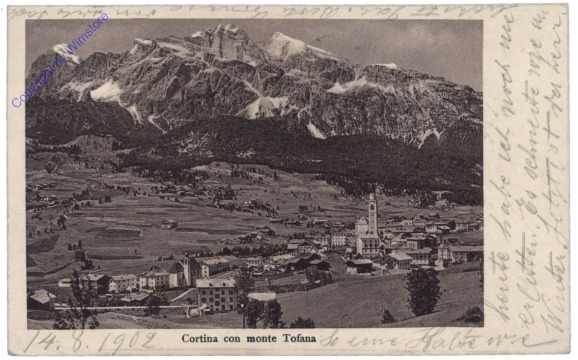 Cortina d'Ampezzo (Haydn), con monte Tofana