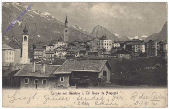 Cortina d'Ampezzo (Haydn), mit Antelaio u. Col Rosa