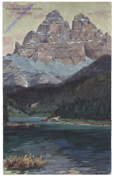 Cortina d'Ampezzo (Haydn), Drei Zinnen mit Misurinasee