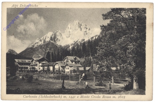 Dobbiaco (Toblach), Carbonin m. Monte Croda Rossa