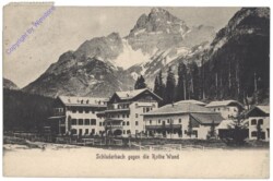 Dobbiaco (Toblach), Schluderbach gegen die Rothe Wand