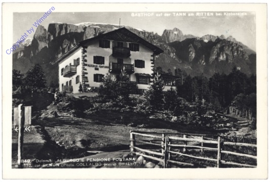 Dolomiti (Dolomiten), Albergo e Pensione Fontana