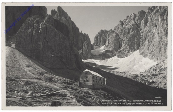 ak153613 Dolomiti (Dolomiten), Rifugio Dicenza al Sassolungo