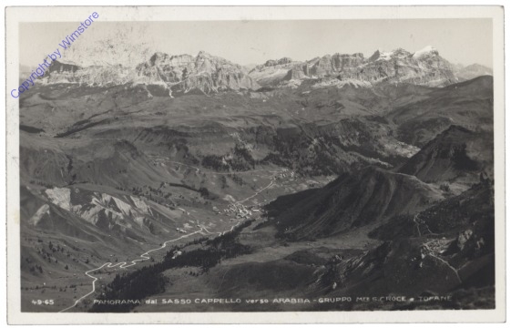 ak153631 Dolomiti (Dolomiten), Panorama dal Sasso Cappello