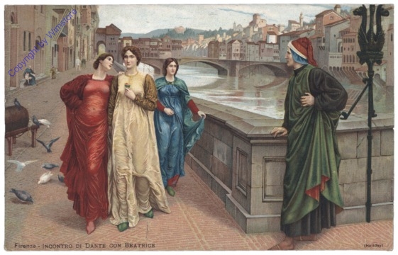 Firenze (Florenz), Incontro di Dante con Beatrice