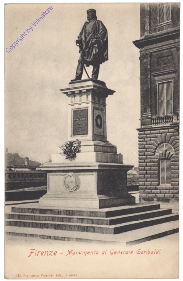 Firenze (Florenz), Monumento al Generale Garibaldi