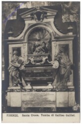 Firenze (Florenz), Santa Croce, Tomba di Galileo Galilei