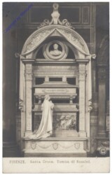 Firenze (Florenz), Santa Croce, Tomba di Rossini