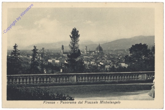 Firenze (Florenz), Panorama dal Piazzale Michelangelo