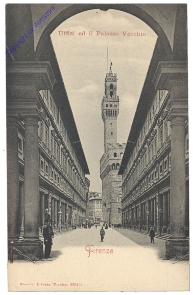 Firenze (Florenz), Uffizi ed il Palazzo Vecchio