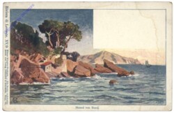 ak153738 Genua, Strand von Nervi