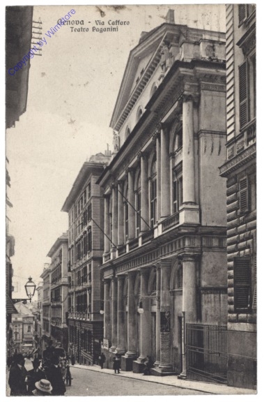 Genua, Via Caffaro, Teatro Paganini