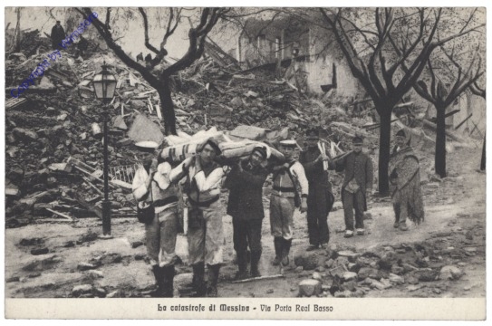 Messina, La catastrofe, Via Porta Real Basso