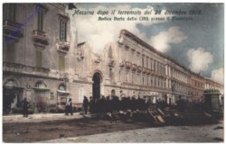 Messina, dopo il terremoto del 28 dicembre 1908