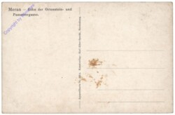 Merano (Meran), Ecke der Ortenstein- und Passeirergasse