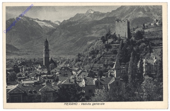 Merano (Meran), Veduta generale