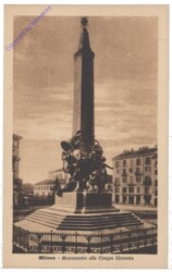 Milano (Mailand), monumento alle Cinque Giornate