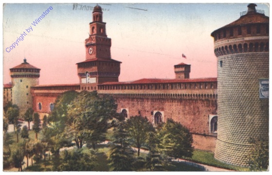 ak153992 Milano (Mailand), Castello Sforzesco