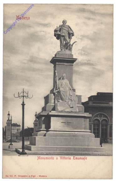 Modena, Monumento a Vittorio Emanuele