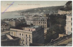 Napoli, Posilipo, Panorama visto dal Corso V. Emanuele