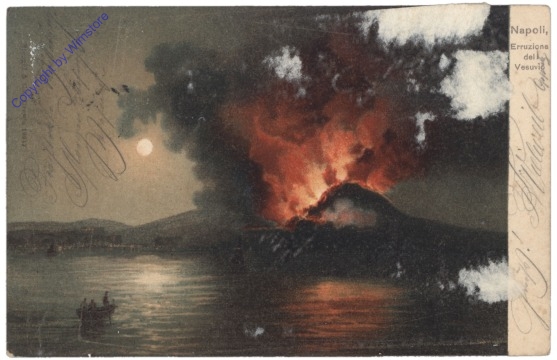 Napoli, Erruzione del Vesuvio