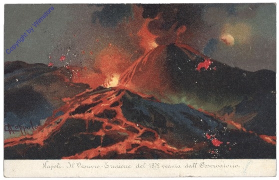 Napoli, Il Vesuvio-Eruzione del 1872