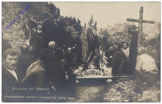 Napoli, Il Vesuvio-Eruzione