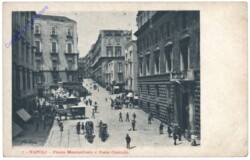Napoli, Piazza Monteoliveto e Posta Centrale