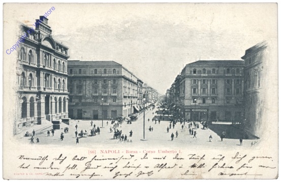 Napoli, Borsa, Corso Umberto I