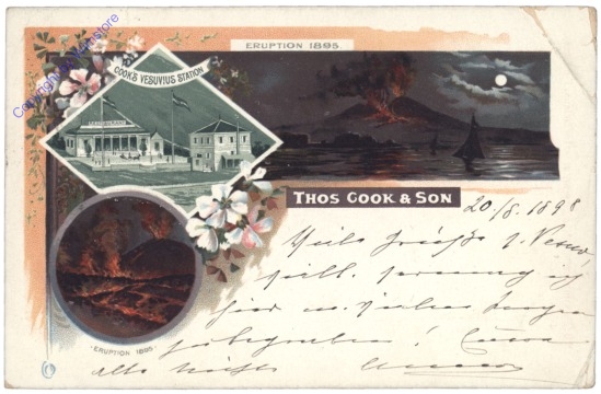 Napoli, Il Vesuvio, Eruption 1895