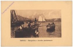 Napoli, Mergellia e barche peschereccie