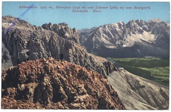 Nova Levante (Welschnofen), Kölnerhütte, Karerpass und Latemar