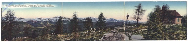 Ortles (Ortler), Passo della Mendola - Veduta dal Penegal
