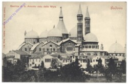 Padova (Padua), Basilica di S. Antonio vista dalle Mura