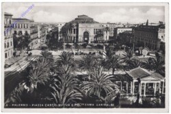 Palermo, Piazza Castelnuovo e Politeama Garibaldi