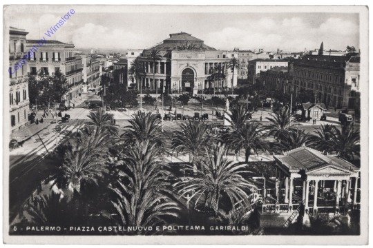 ak154153 Palermo, Piazza Castelnuovo e Politeama Garibaldi