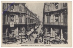ak154158 Palermo, Quatro Cantoni con Via Macqueda